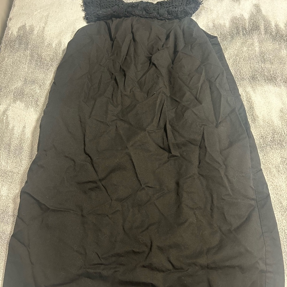 Madewell Black mini dress size 8